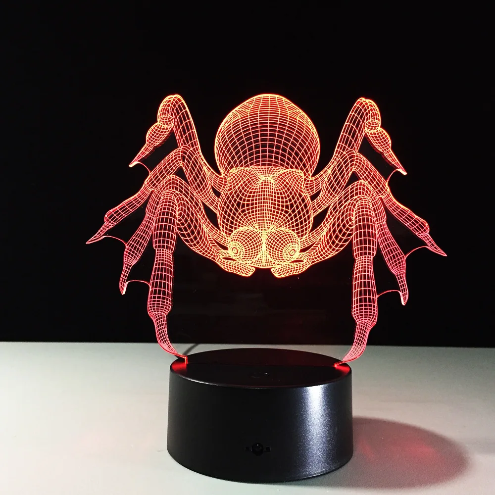  Lampe De Chevet De Chambre 3d Night Light Wall Light Battery Operated 3d Light Fixtures Mini Usb Le