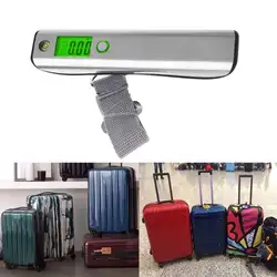 50 кг/110Lbs багажные весы с удобным пузырьковым уровнем и рулеткой для путешественника электронные весы для багажа