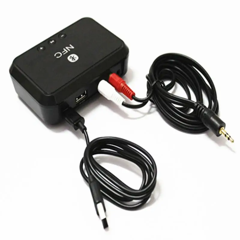 

NFC Wireless Bluetooth Stereo Adapter NFC-Enabled Portable Bluetooth Audio Receiver 3.5mm / Output Music Speaker Car Speaker