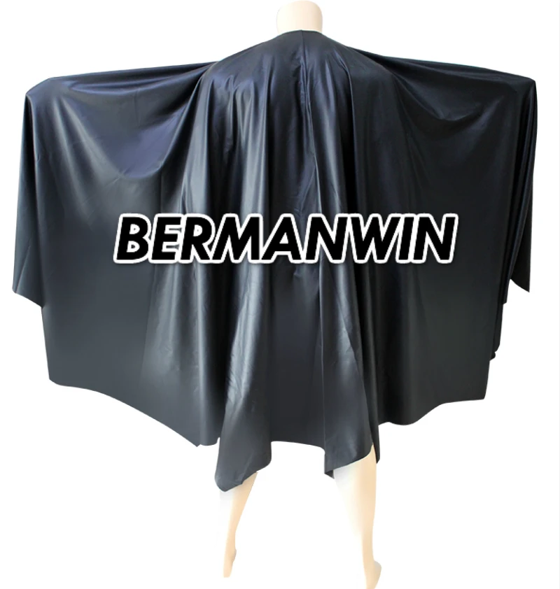 BERMANWIN, Высококачественная большая накидка Бэтмена, черный костюм Бэтмена, плащ Бэтмена