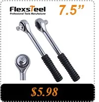 Flexsteel 1 ШТ. 1/" и 3/8" Драйв 72 Зубы Quick Release Реверсивный Ключ трещетка гаечный ключ