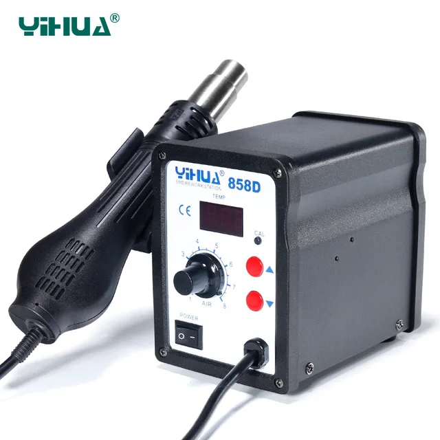 110 V/220 В YIHUA 858D Термовоздушная паяльная станция Тепловая пушка SMT паяльник сварка