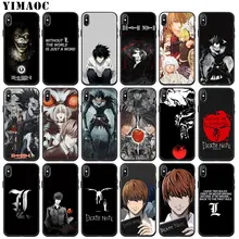 YIMAOC Death Note Рюк Кира Мягкий силиконовый чехол для телефона для iPhone 11 Pro XS Max XR X 6 6S 7 8 Plus 5 5S SE 10 TPU черный чехол