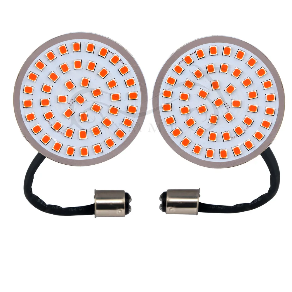 Motorcycle 1157 LED Inserts Red Turn Signal w/ Running Light For Harley Touring Sportster 2014-2017 Dyna 2012 - 2017 |
