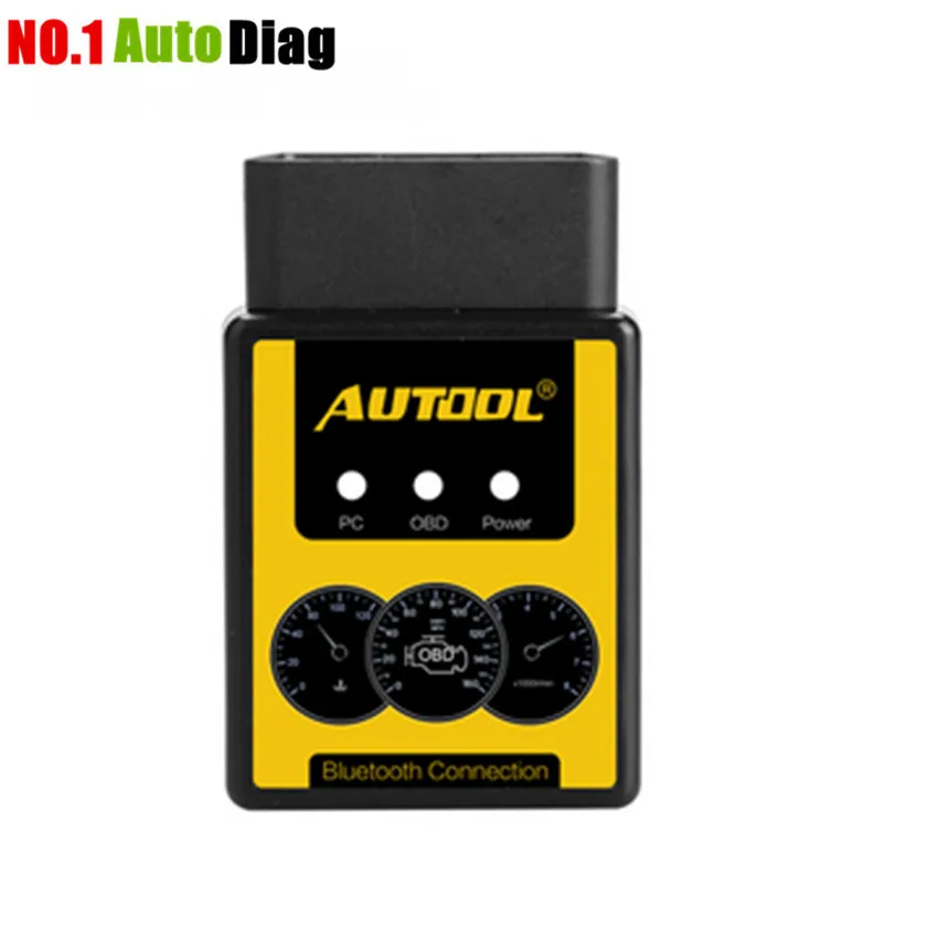 

AUTOOL A1 OBD2 Scanner V1.5 Bluetooth/WIFI OBD2 OBD II Auto Car Diagnostic Scanner Works on Android Better than ELM327