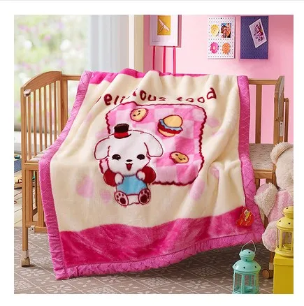 Новое утепленное Двухслойное детское одеяло Raschel, детское Пеленальное Одеяло для коляски, детское постельное белье для новорожденных, домашний текстиль - Цвет: NO5