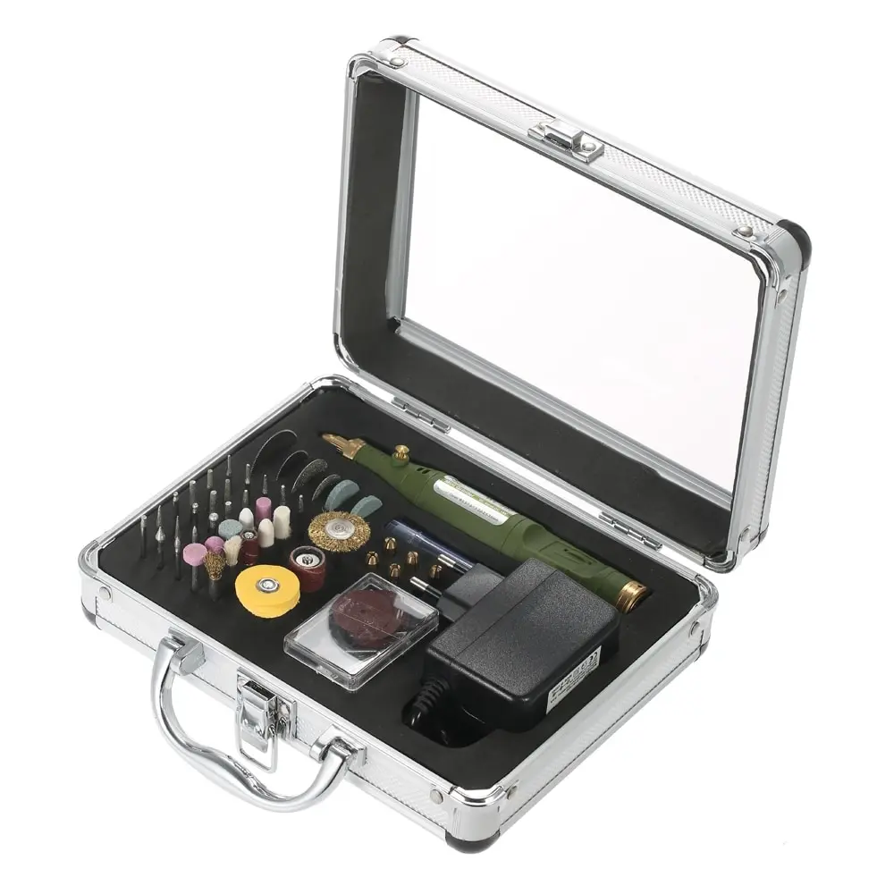 

Mini Electric Grinder Engraver Variable Speed drill Accessories Kit Electric Drill Grinding Engraving Polishing Tools