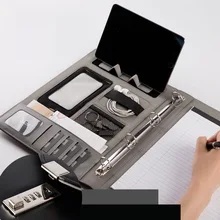 Fichario Binder A4 папка для документов с замком бизнес-органайзер файл шкаф держатель менеджер Padfolio Пароль Портфель Сумка