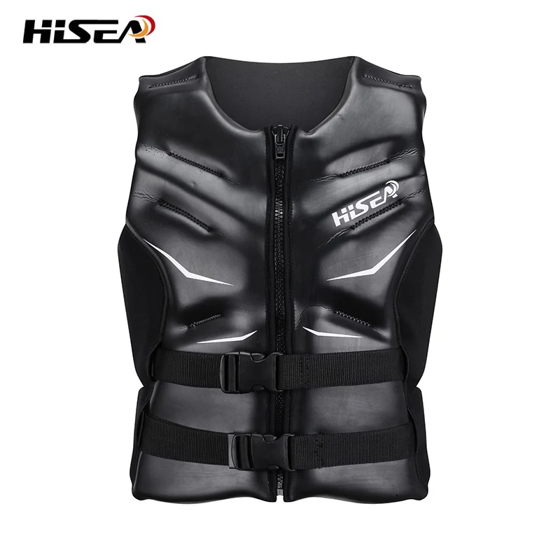 

Neoprene Profession Life Vest Adult Fishing Drifting Vest Double Waist Buckle Buoyancy Surfing Drifting Motorboat Life Jacket