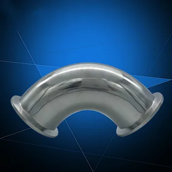 

Stainless Steel SS304 Sanitary 90 Degree Elbow Weld Ferrule OD 51"mm fit 1.5" Tri Clamp