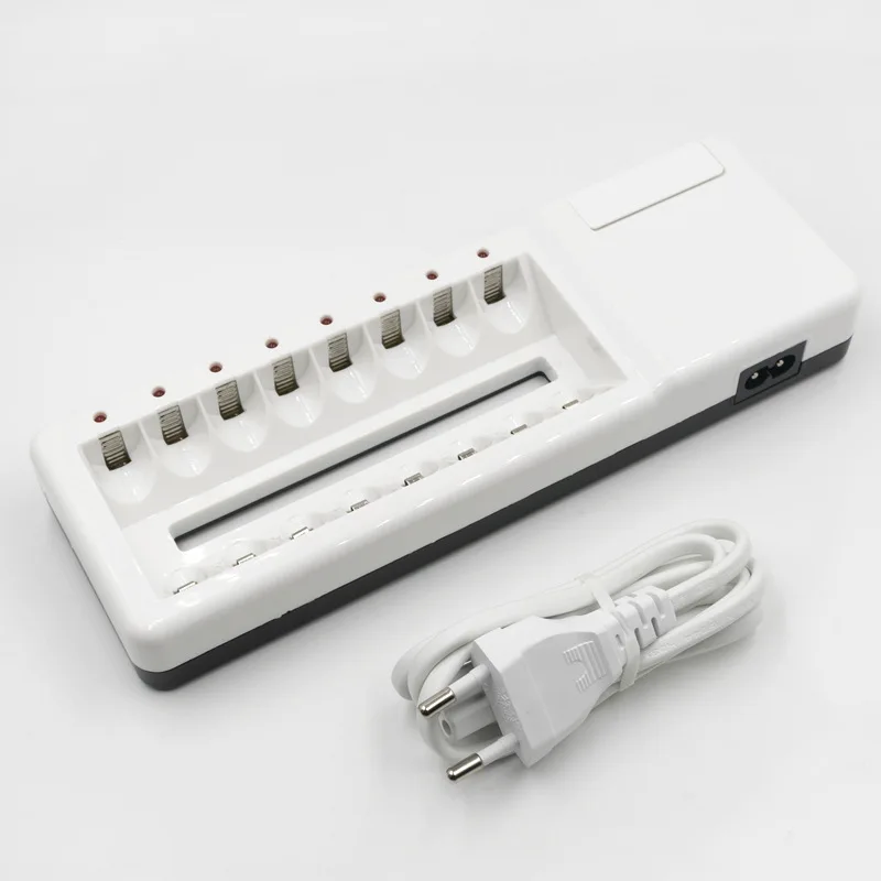 

GTF AA AAA new 8-slot battery charger independent charging 2.4 A current USB output full of self-stop