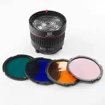 

Nanguang NG-10X Professional Fresnel focusing lens for LED or Flash studio light Video TV Studio Led Spot Focus Light CD50