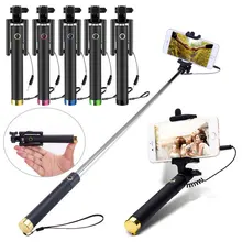 Extendable Handheld Selfie Stick Monopod Tripod for With Built-in Shutter For Android IOS iPhone 6/ 6S Plus Camera CX88