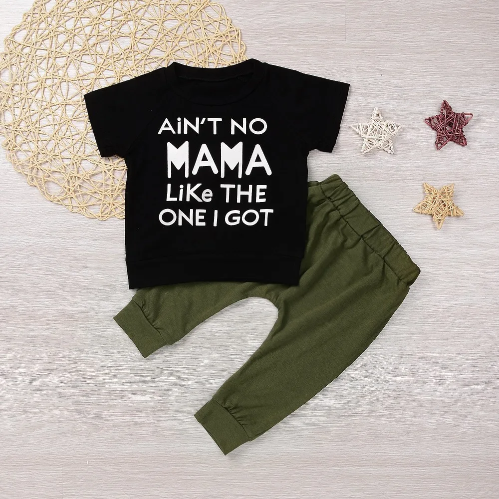 Short sleeve Newborn Clothes Cute 2PCS Baby Girl Clothes Set New Born Sets Infant Baby Tops+Pants Outfits suit baby boy clothes