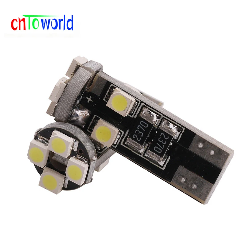 100 шт. Canbus T10 8SMD 3528 1210 светодио дный Canbus Нет ошибки OBC 194 168 W5W T10 светодио дный Canbus Интерьер лампы белый