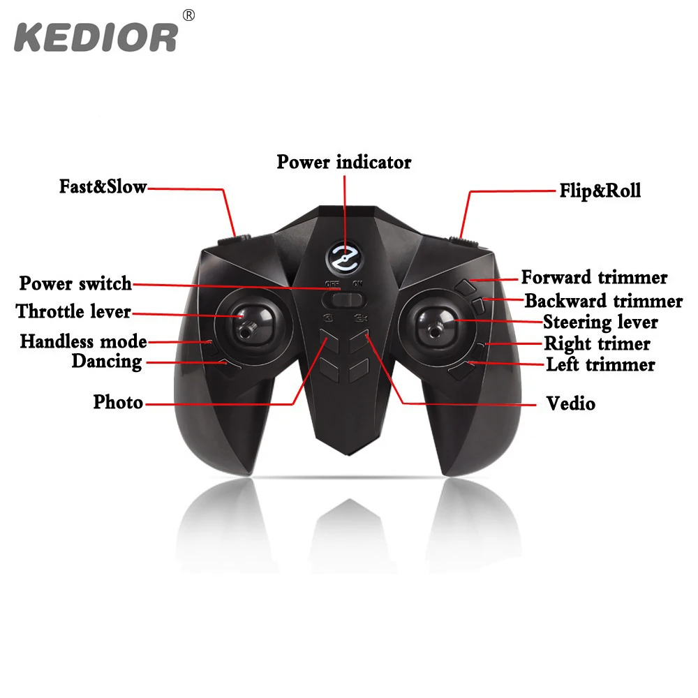 Kedior X8SW Радиоуправляемый Дрон Quadricopter С Камера 720 P WI FI FPV системы или 1080 HD без Мода