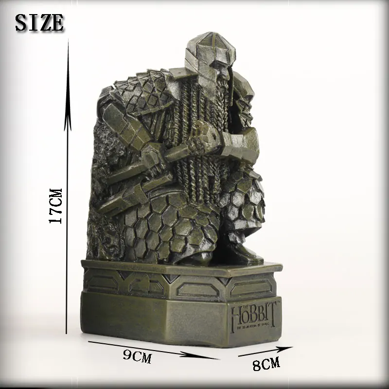 Koop Lord of the Rings Figuur Model Creatieve standbeeld Hobbit Karakter Dwerg statueToy Model Boekensteunen Home decoratie ambachten