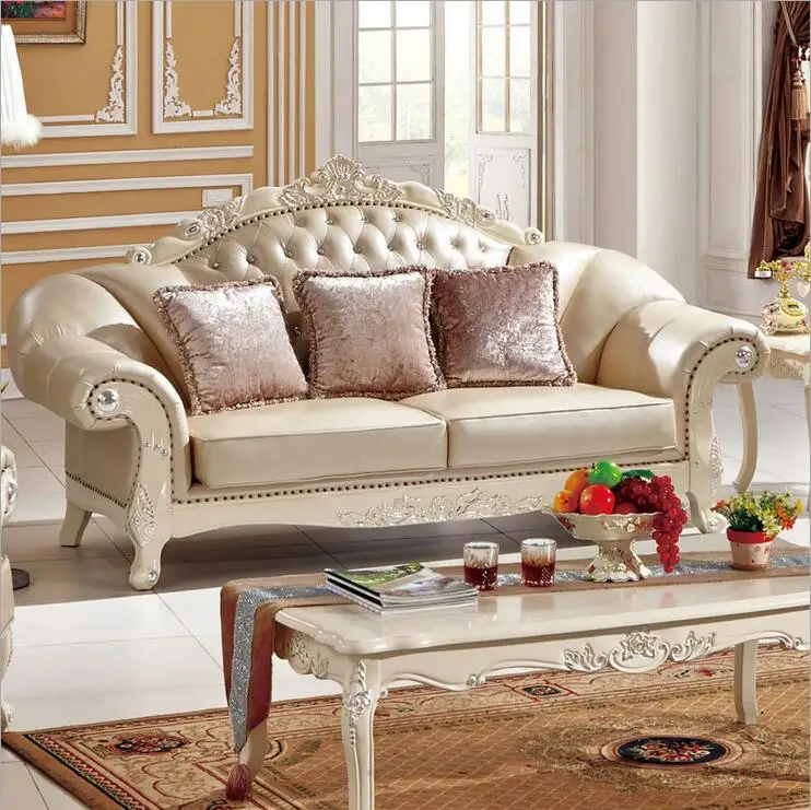 Гостиной современный кожаный диван европейский секционные диван p10164