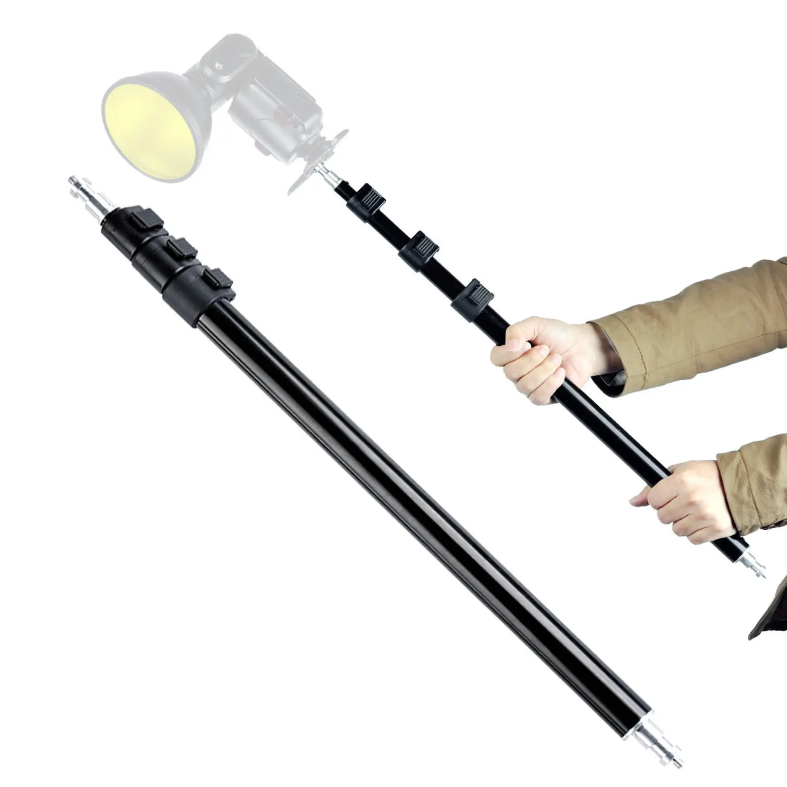 Godox AD-S13 21-6" /55-160 см портативный светильник палка стрелы 1/4" Мужская нить для WITSTRO AD360 II AD180 Flash AD180 AD360