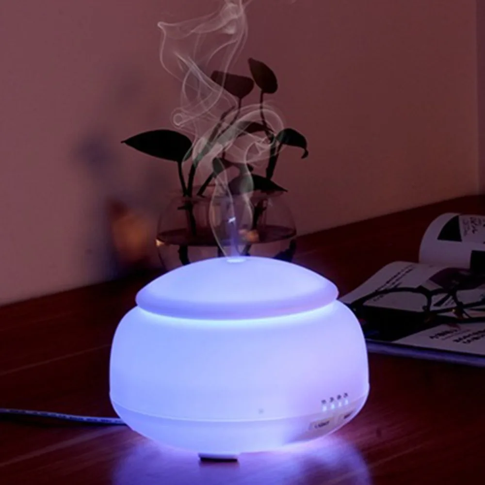 

Mini tea cans ultrasonic aroma humidifier with colorful night light portable home air purification fragrance lamp