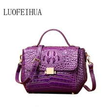 Женские сумки из натуральной кожи для женщин Новая роскошная сумка с крокодиловым узором брендовая сумка женская дизайнерская сумка