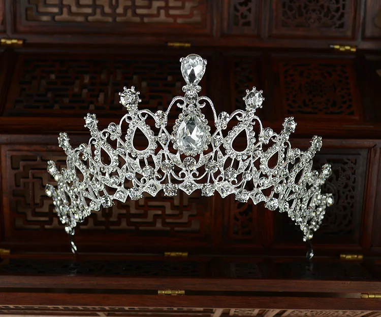 Благородные роскошные свадебные головные уборы аксессуары для волос в стиле барокко Винтажный стиль корона принцессы Лидер продаж женская свадебная повязка на голову