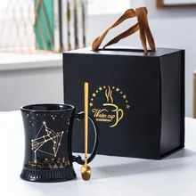 Special Offers Roman Column 12 Constellation Cup with Spoon Delicate Gift Box Ceramic Couple Water Cup Coffee Cup Ins Mark Cup Special Offers Roman Column 12 Constellation Cup with Spoon Delicate Gift Box Ceramic Couple Water Cup Coffee Cup Ins Mark Cup