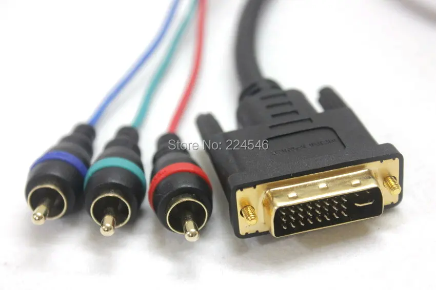 DVI-I-3 RCA компонентный видео кабель(DVI-I-3RCA) для Polycom HDX6000 7000 Monoprice 2508 6ft 12ft