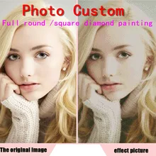 Фото на заказ Алмазная мозаика индивидуальный заказ сделать свой собственный 5D DIY Алмазная вышивка 3D полный дрил Стразы мозаика подарок