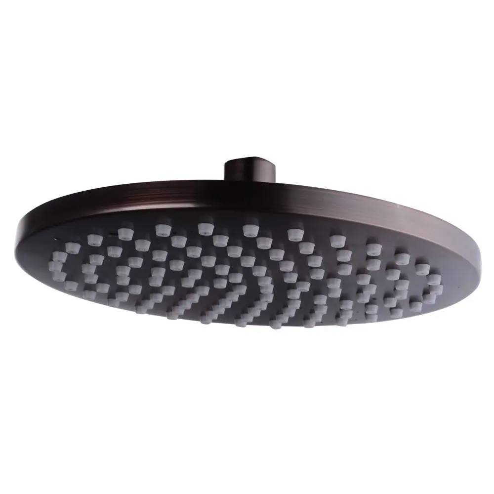 Oil Rubbed Bronze 200mm 8 Inch Top Shower Head Fixed Mount Rainfall Style,bathroom Shower