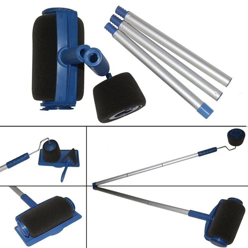 New 8 Pcs Multifunctional Household Use Wall Decorative Paint Roller Brush Handle Tool DIY Easy to Operate Painting Brush Tools New 8 Pcs Multifunctional Household Use Wall Decorative Paint Roller Brush Handle Tool DIY Easy to Operate Painting Brush Tools