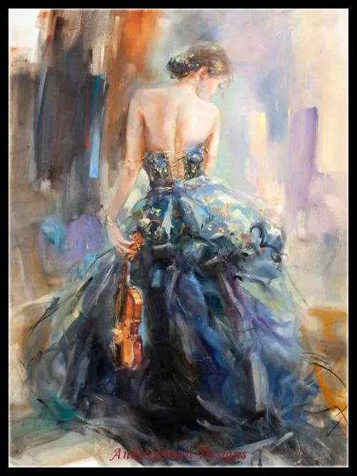 

Needlework for embroidery DIY French DMC High Quality - Counted Cross Stitch Kits 14 ct Oil painting - Love Story III