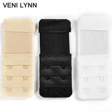 VENI LYNN 3 шт. нижнее белье с пряжкой для женщин Регулируемый бюстгальтер удлинитель интимные аксессуары мягкие дамские удлинители 3 ряда 2 крючка