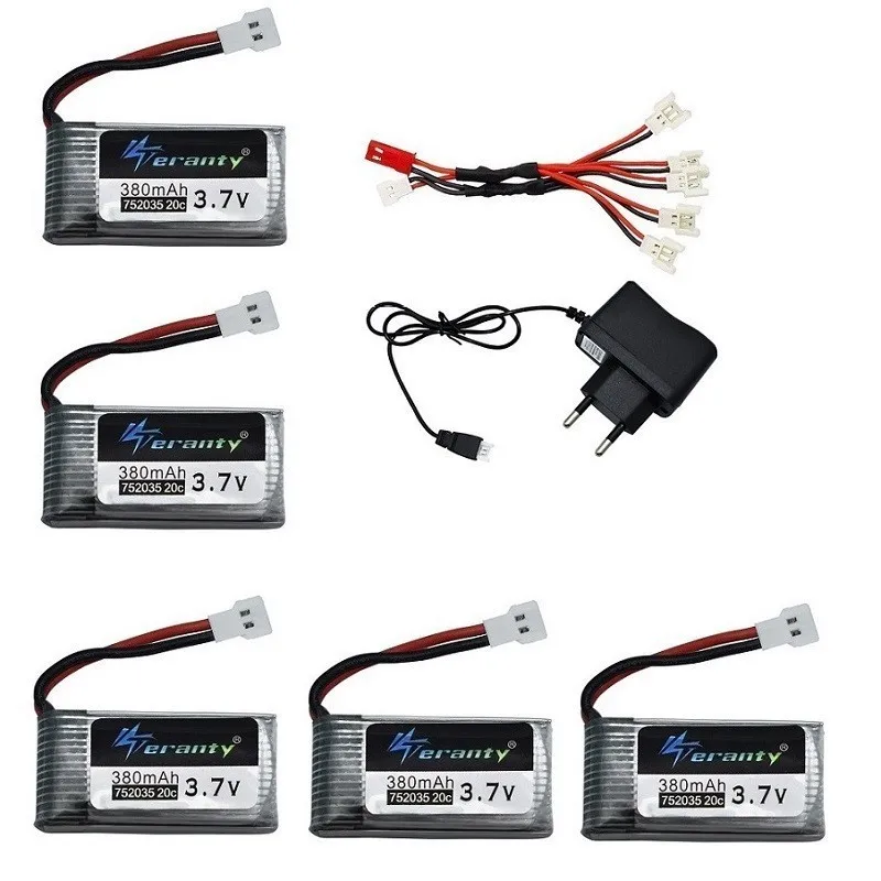 Оригинальный аккумулятор с зарядным устройством 5 в 1 для Hubsan X4 H107 H107L H107D JD385 JD388
