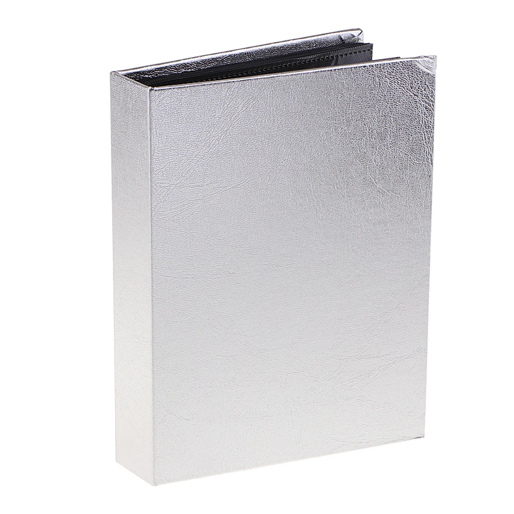 Transparent Page Photo Album -Sticker Holder –Scrapbook- Picture Display Book 30 Pages /120pcs Capacity –PU Leather Cover