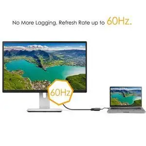 USB C к HDMI 4K@ 60 Гц, кабель типа C(совместимый Thunderbolt 3) к HDMI адаптер, совместимый MacBook Pro/MacBook Air