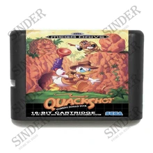 Quack Shot 16 бит MD игровая карта для sega Mega Drive для Genesis