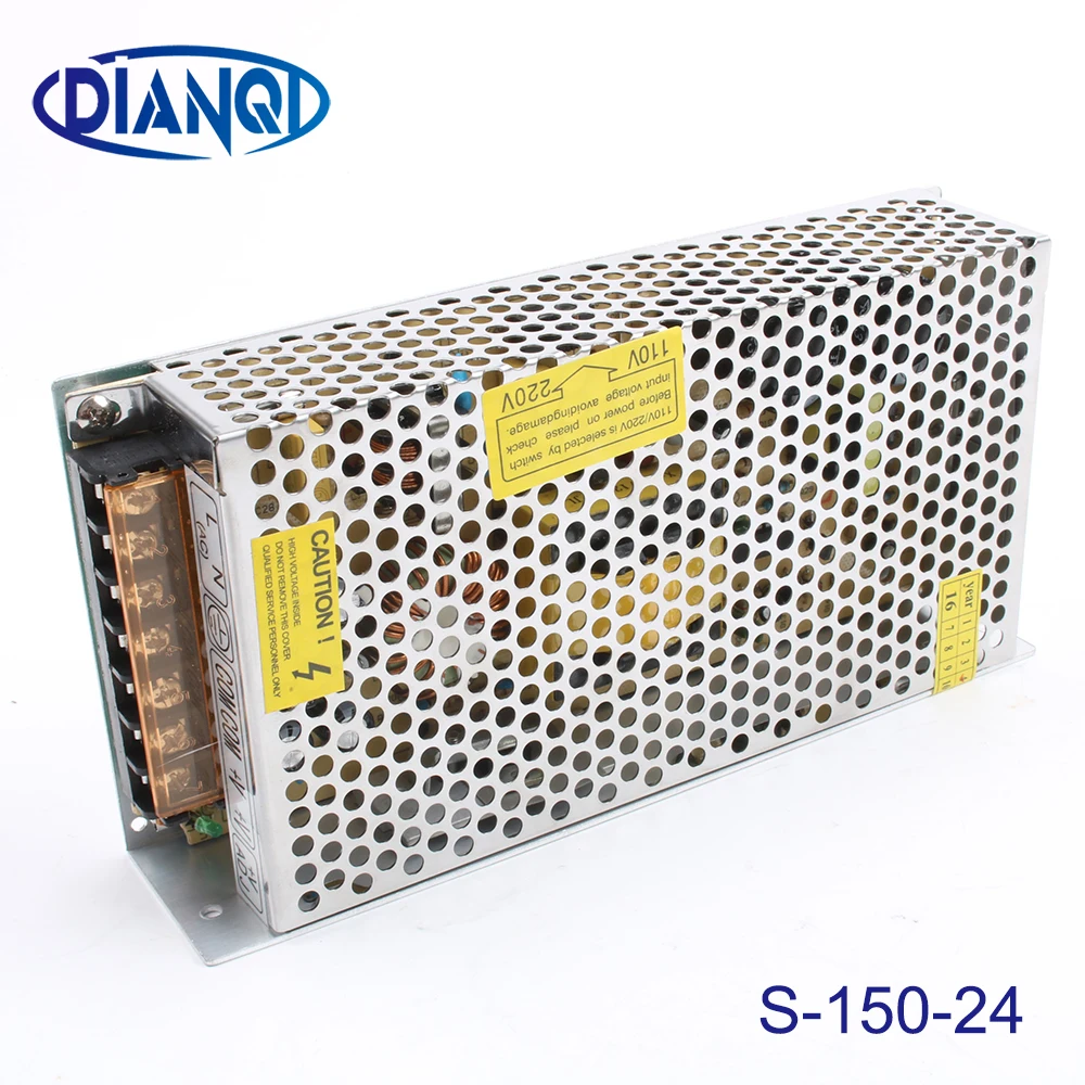 

power suply 150w 24V 6.5A ac to dc power supply unit ac dc converter high quality S-150-24