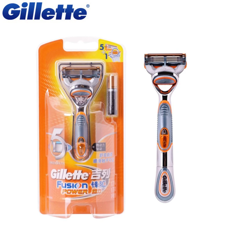 

Gillette Fusion Power Electric Shaving Razor Blades 1 Handle + 1 Blade fit Men Beard Shaver