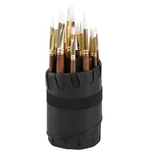 CONDA 20 шт набор кистей для рисования, набор для художников, акриловая акварель маслом, наборы для рисования, Профессиональная деревянная ручка с полиуретановой сумкой