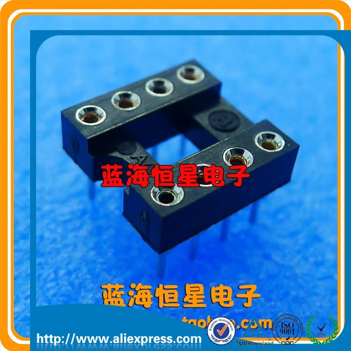 

8P round hole IC socket 8P round hole chip holder DIP-8 socket DIP8