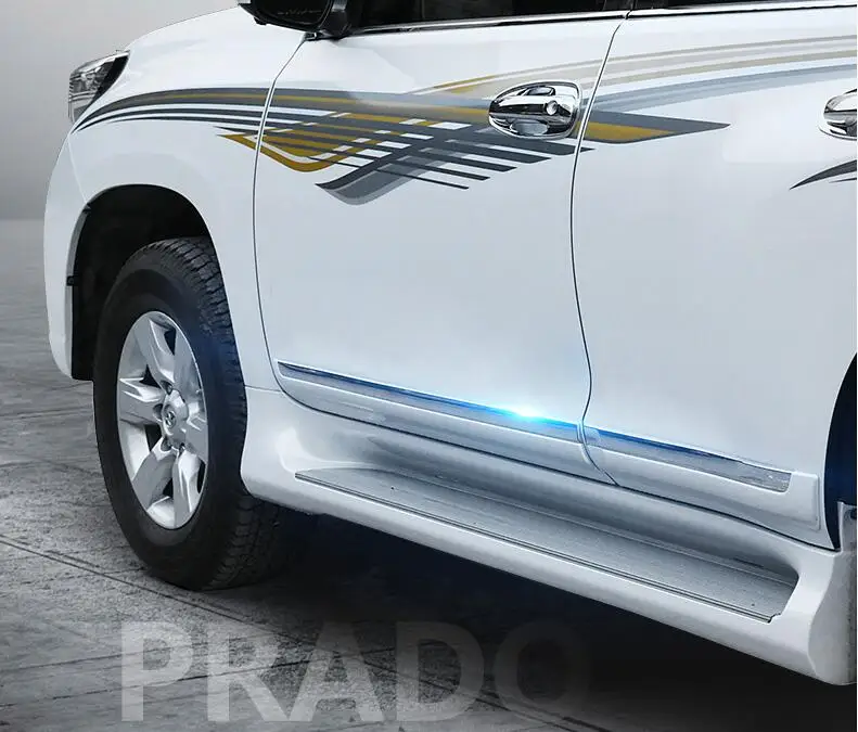 CAR SIDE DOOR BODY PROTECTOR Molding COVER TRIM FOR Toyota Land Cruiser