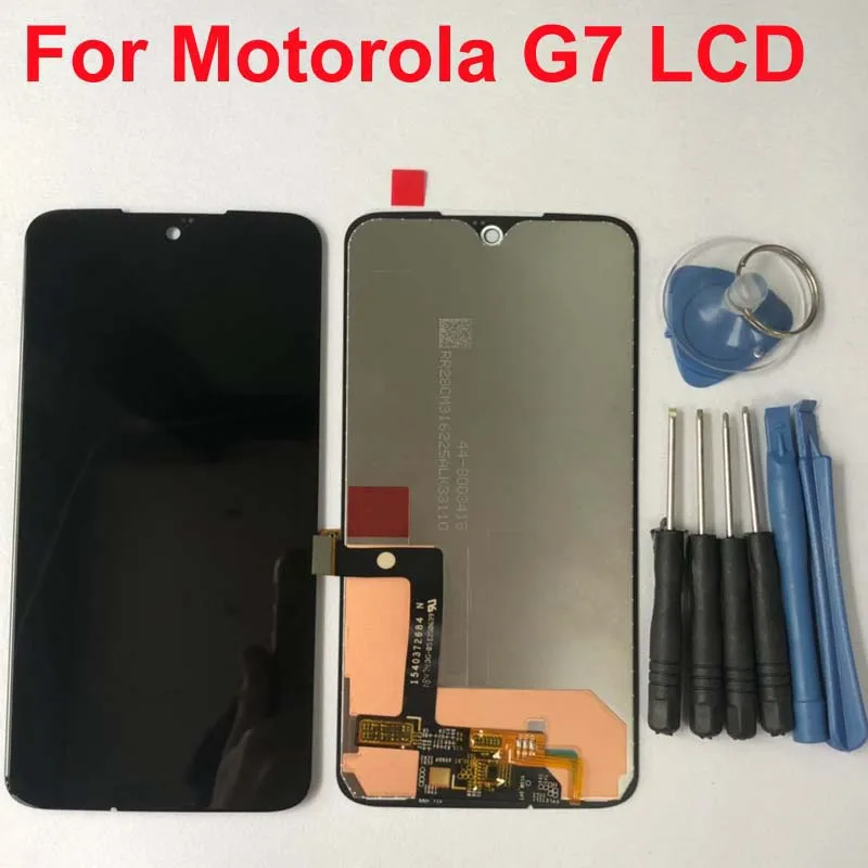 100% тест для Moto g7 ЖК экран дисплей сенсорный дигитайзер стекло Замена Motorola g 7 G6 plus