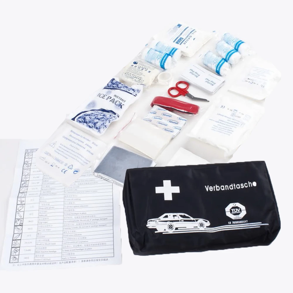

Outdoor Waterproof Medical Bag First Aid Kit Safe Wilderness Survival Medical Supplies For Camping Hiking Emergency Kit Pack Set