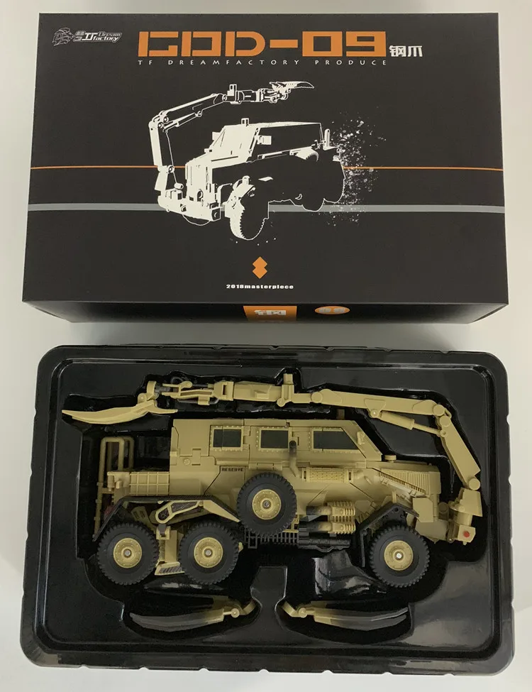 TF DREAM Factory GOD09 GOD 09 Bonecrusher Movie Leader Class фигурка трансформации игрушки Детский