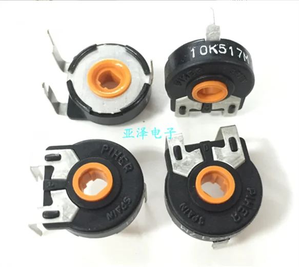 5PCS/LOT PIHER potentiometer PT15TV17-103A2020 horizontal 10k oval hole wide-leg