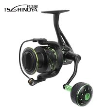 Tsurinoya Летающая акула 4000 5000 12BB 6,2: 1 12 кг макс сопротивления спиннинга для соленой воды Пресноводная Рыбалка Катушка