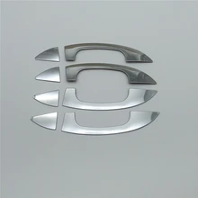 Para Volkswagen Golf 6 Passat B6 B7 puerta de acero inoxidable mango styling car sticker