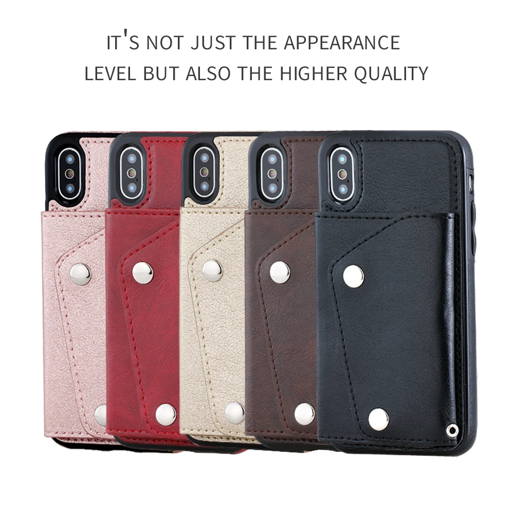 Кошелек Флип из искусственной кожи чехол для IPhone X чехол 8 6 6S 7 Plus карман для карты подставка чехол для samsung Note 9 8 S8 S9 S10 Plus S7 Edge