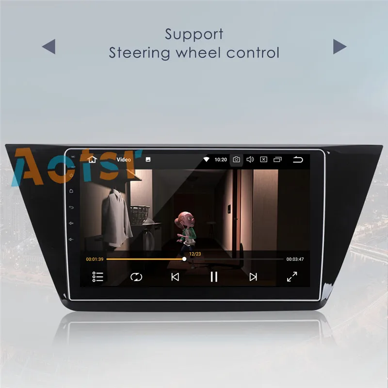 Flash Deal 4G+32G 2 din Octa Core android 8.0 car dvd for VW Volkswagen Tiguan 2016-2018 car radio gps naviagtion with canbus wifi steering 9